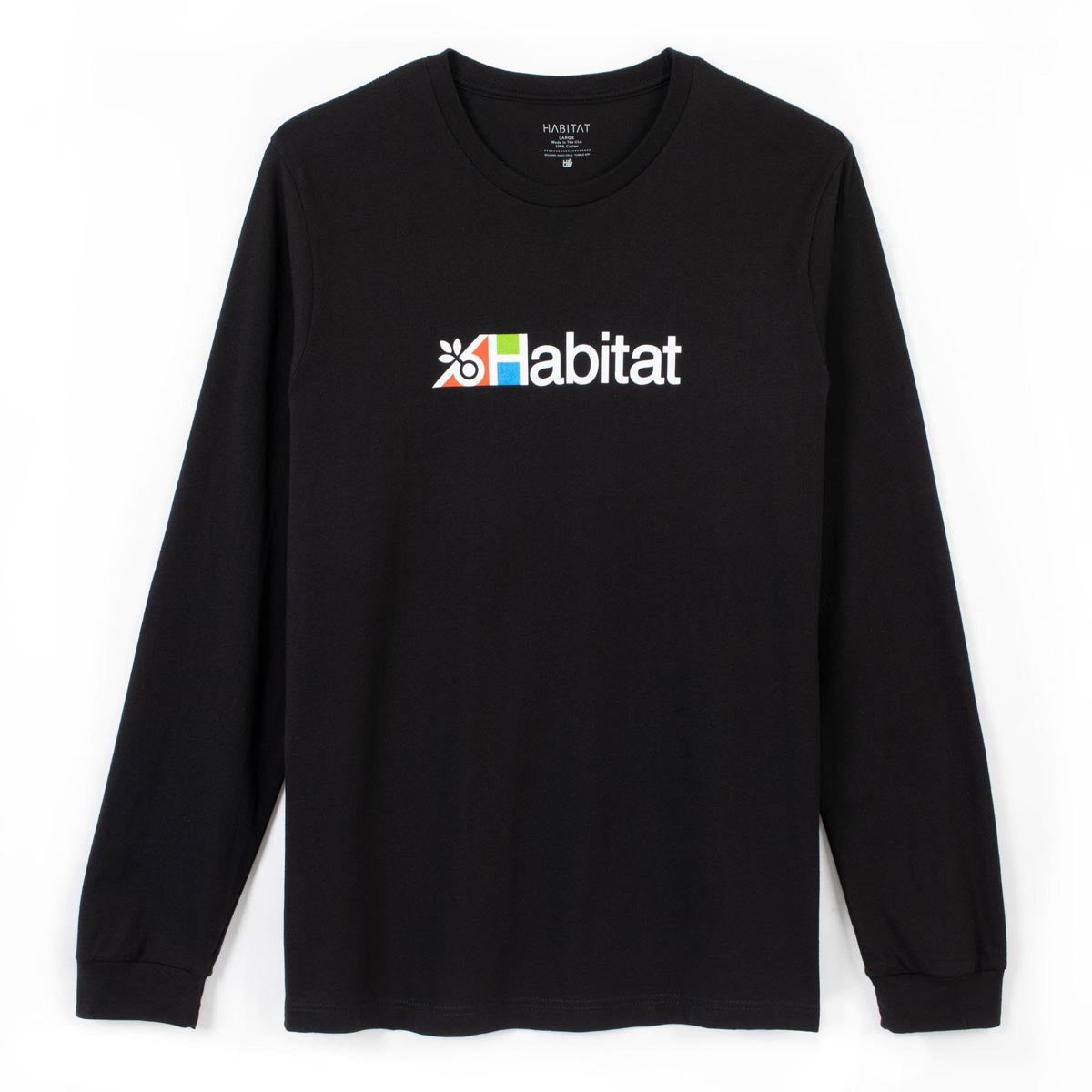 Habitat Transit Long Sleeve T-Shirt - Black image 1