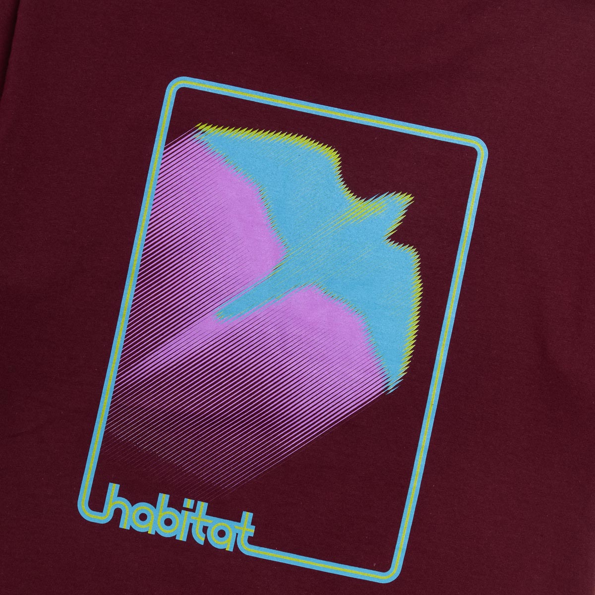 Habitat Speed Test T-Shirt - Maroon image 3