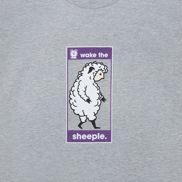 Alien Workshop Wake The Sheeple T-Shirt - Heather Grey