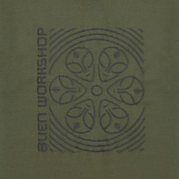 Alien Workshop Watcher Wheel T-Shirt - Fatigue Green