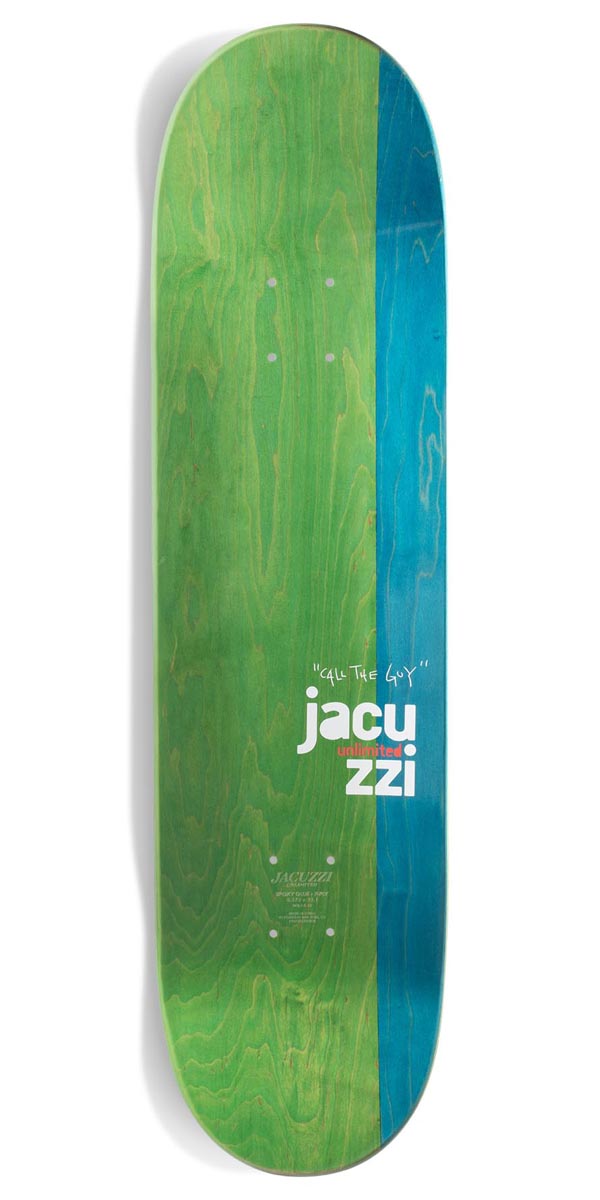 Jacuzzi Unlimited Michael Pulizzi Bobcat Skateboard Deck - 8.375