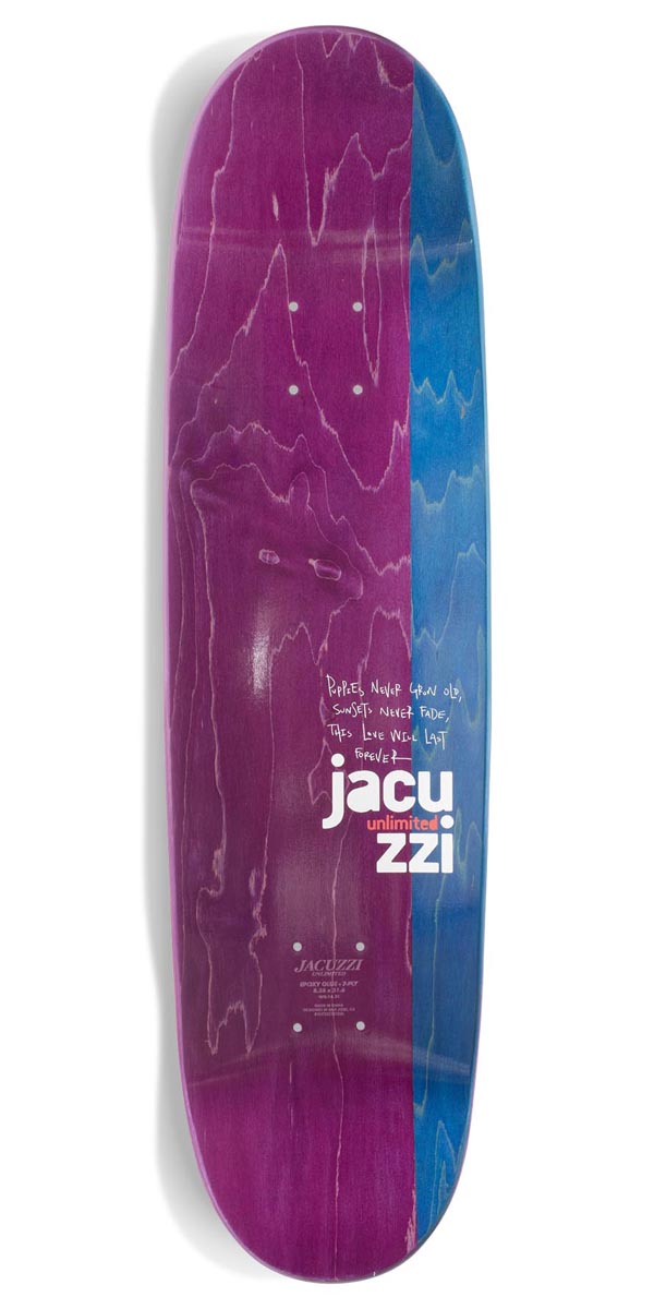 Jacuzzi Unlimited Big Ol' J Skateboard Deck - 8.375