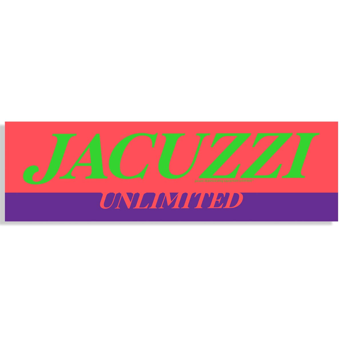 Jacuzzi Unlimited Flavor Logo Sticker image 1