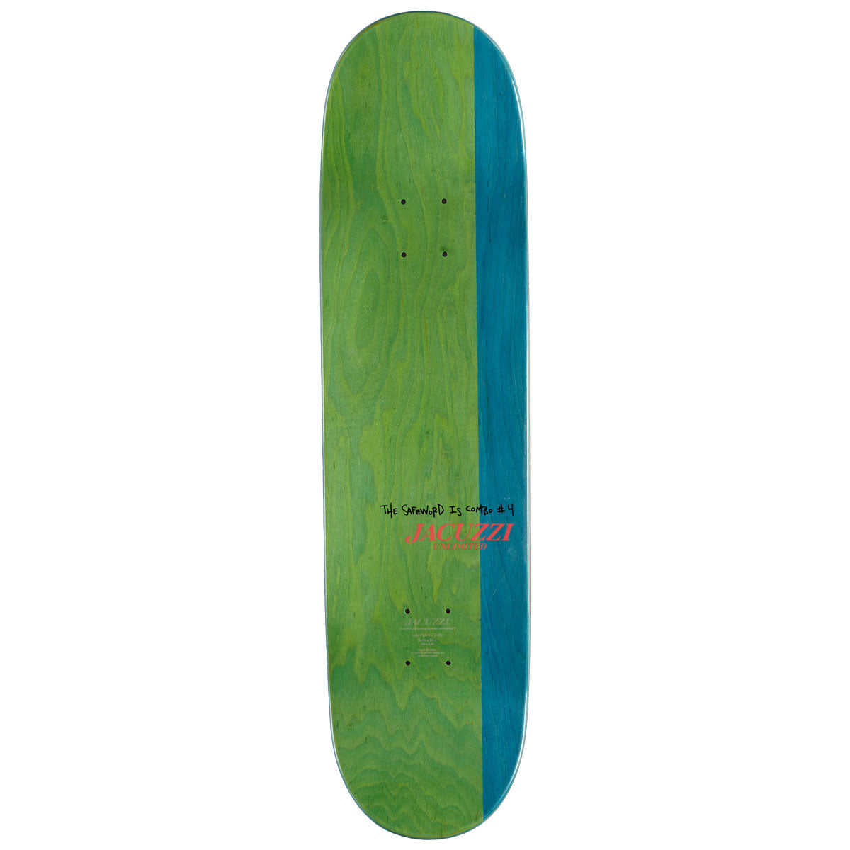 Jacuzzi Unlimited Caswell Berry Dominance EX7 Skateboard Deck - 8.25