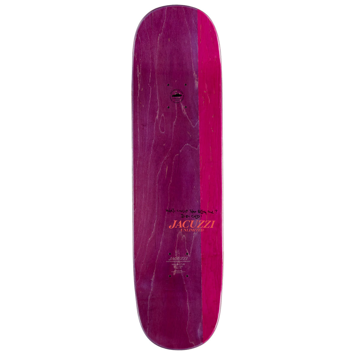 Jacuzzi Unlimited Ice Font Jet Ski EX7 Skateboard Deck - 8.25