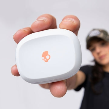 Skullcandy TW Smokin Buds In-Ear Headphones - Bone/Orange