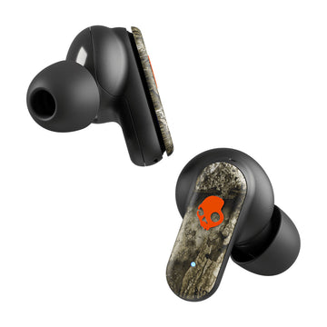 Skullcandy TW Dime 3 Headphones - Real Tree APX Orange
