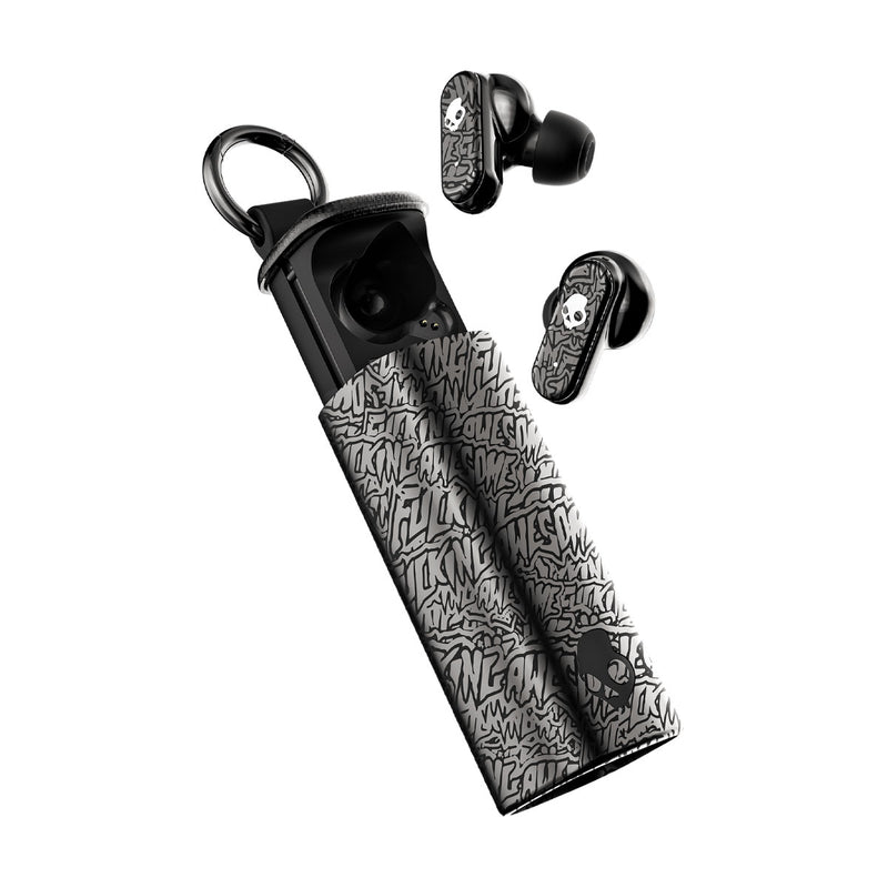 Skullcandy x Fucking Awesome Dime Evo Headphones - FA Silver