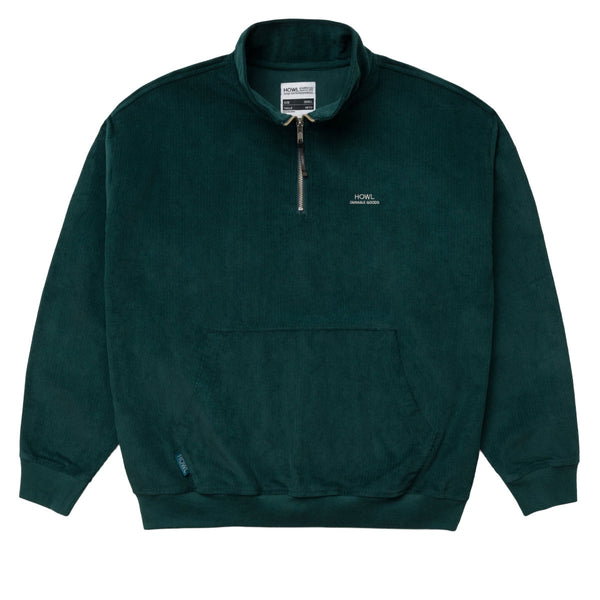 Howl Corduroy Half Zip Jacket - Green – CCS