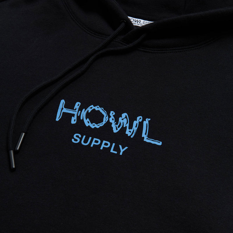 Howl DWR Logo Hoodie - Black