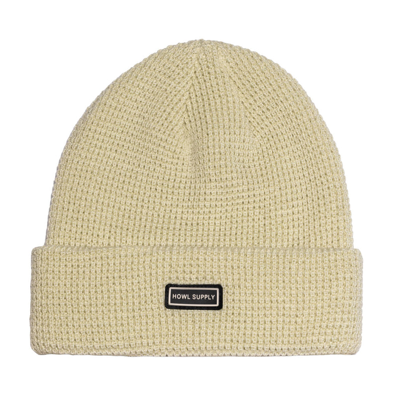 Howl Waffle Beanie - Cream