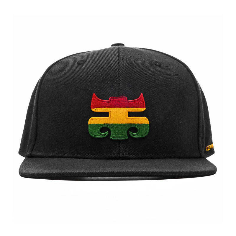 IPath Icon Snapback Hat - Black Rasta