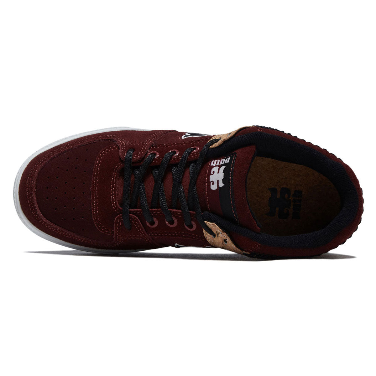 IPath Reed Low Shoes - Cork/Burgundy Suede