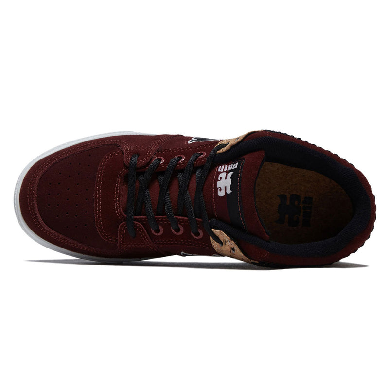 IPath Reed Low Shoes - Cork/Burgundy Suede