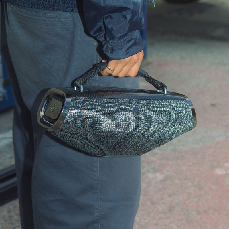 Skullcandy x Fucking Awesome Barrel Mini Wireless Speaker - FA Silver