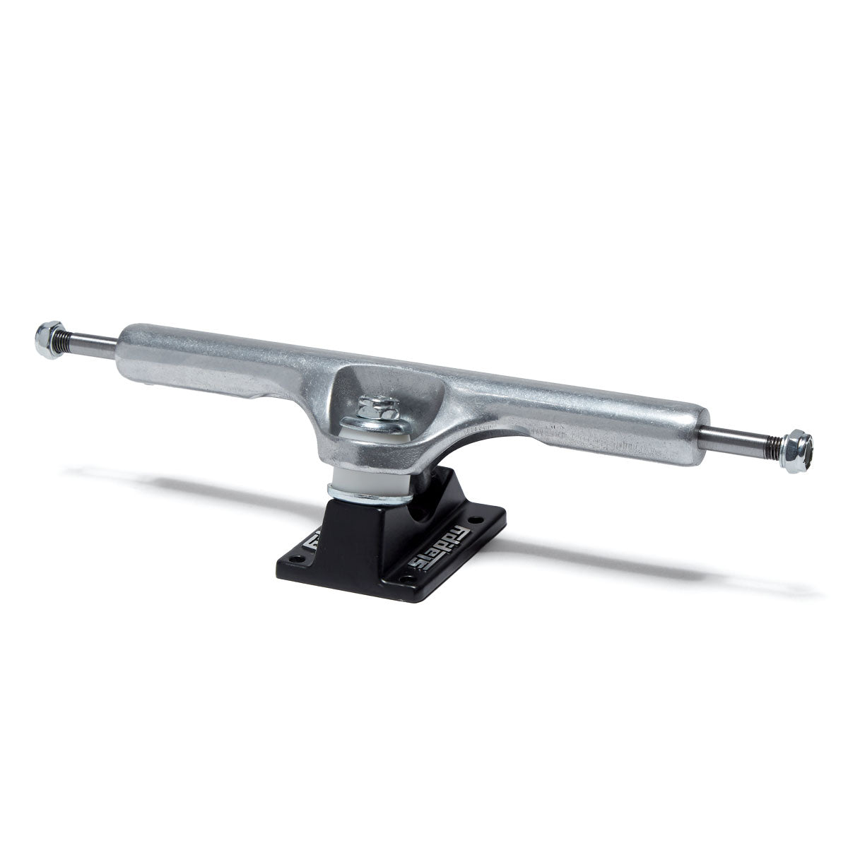 Slappy ST1 Hollow Wide Boy Skateboard Trucks - Polished/Black