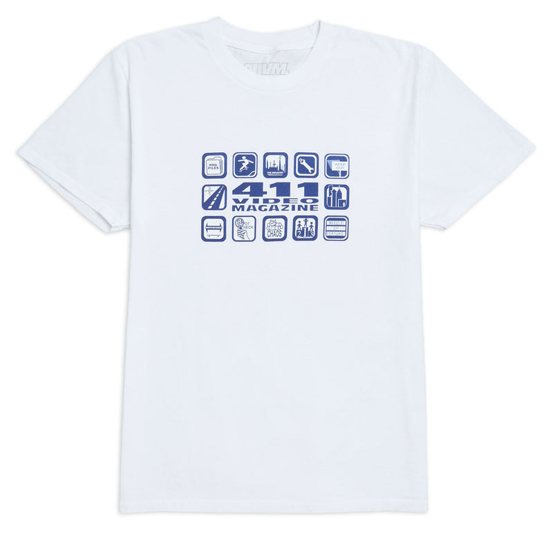 411 Icons T-Shirt - White