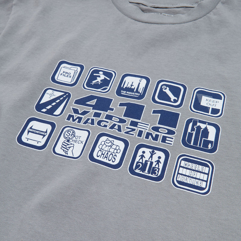 411 Icons T-Shirt - Athletic Heather