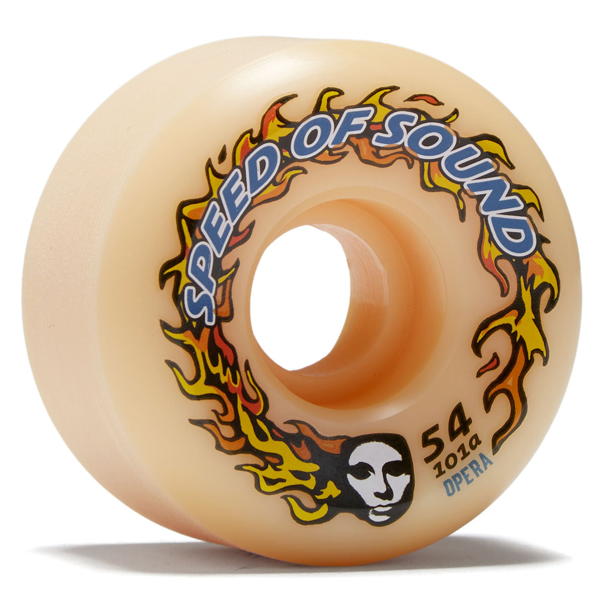 Opera SOS Fire Mask Hardline Conical 101a Skateboard Wheels - White - 54mm image 1