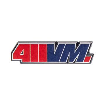 411VM Logo Pin - Red/Blue