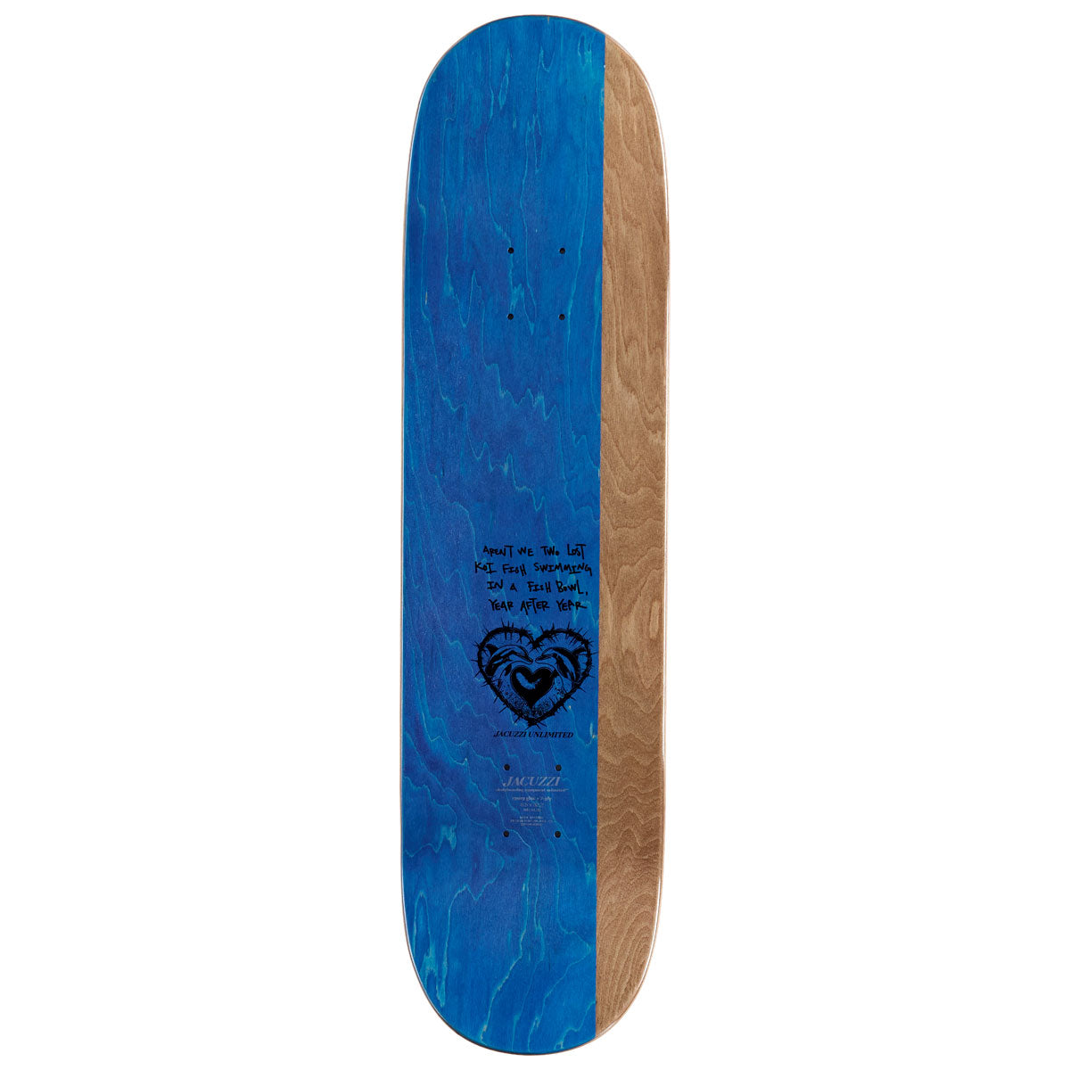 Jacuzzi Unlimited 500 Years EX7 Skateboard Deck - 8.50