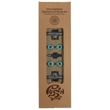 Push Frogster FP Skateboard Incomplete - Teal - 7.75