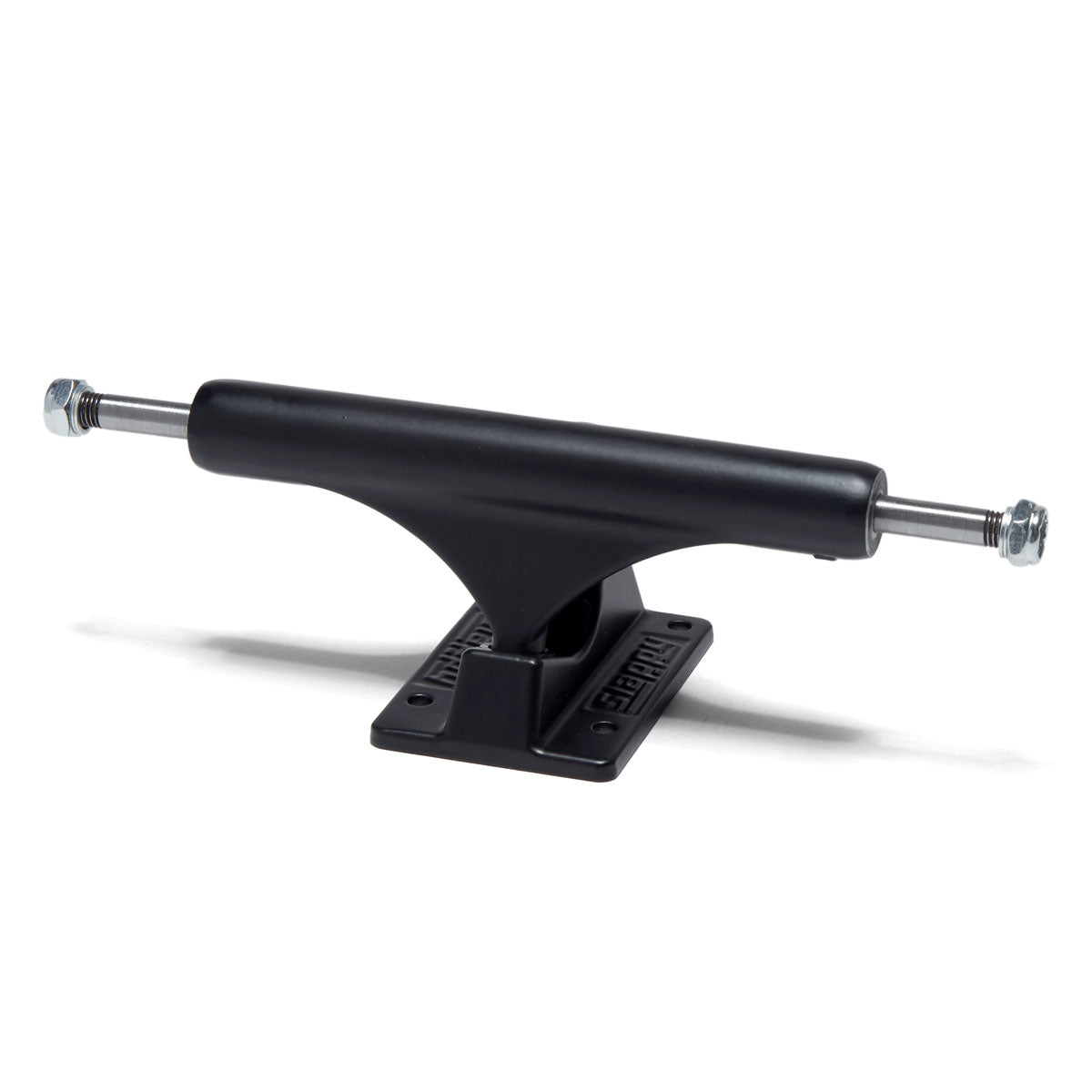 Slappy ST1 Inverted Hollow Lights Ultra Low Kingpin Skateboard Trucks - Matte Black/Black Gold - 8.50