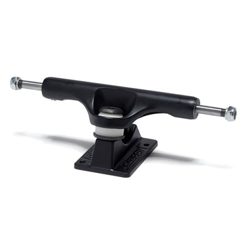 Slappy ST1 Inverted Hollow Lights Ultra Low Kingpin Skateboard Trucks - Matte Black/Black Gold - 8.50