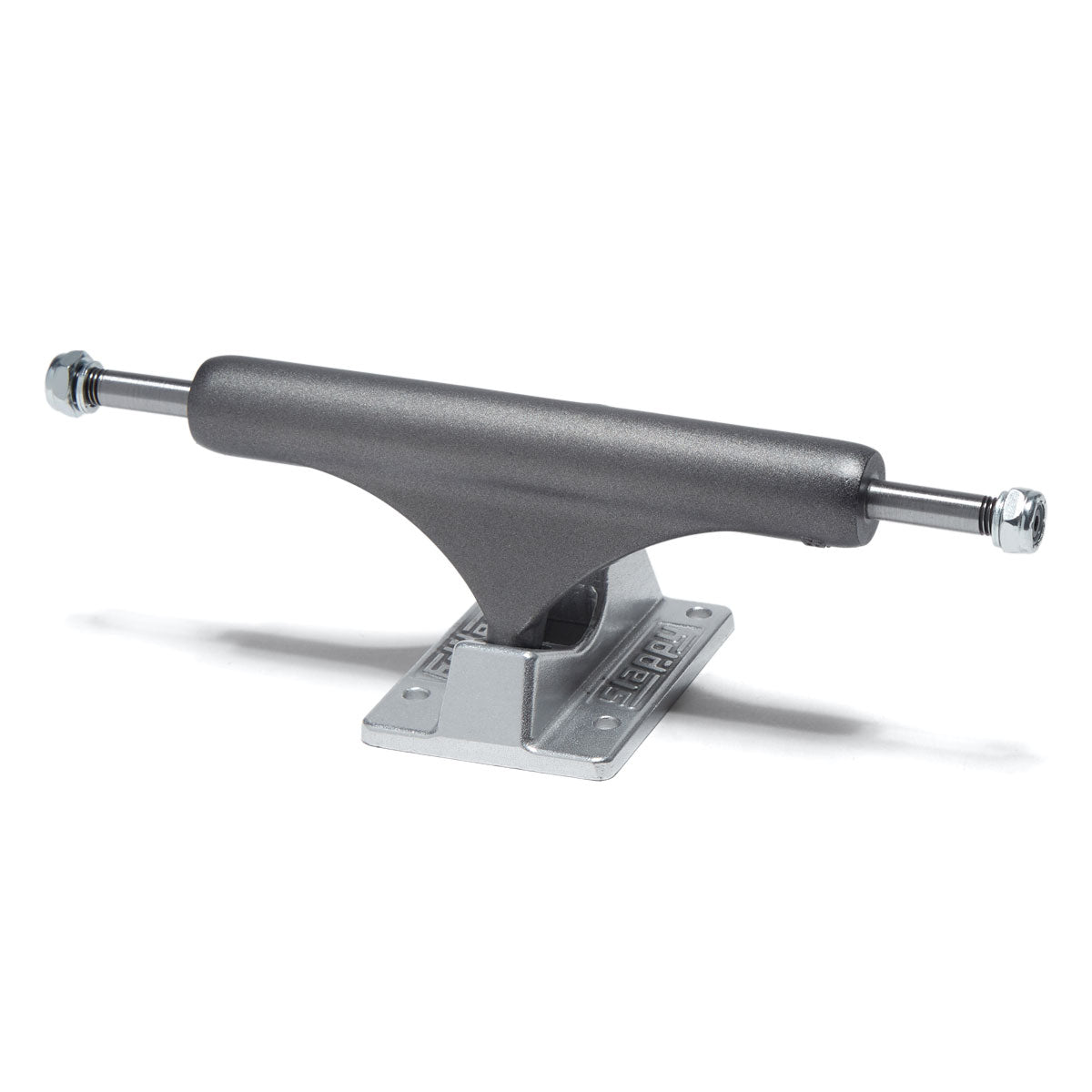 Slappy ST1 Inverted Hollow Lights Ultra Low Kingpin Skateboard Trucks - Gunmetal/Polished/White Gold - 8.50