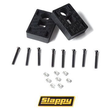Slappy Big Blocks Risers With Hardware - Black - 3/4