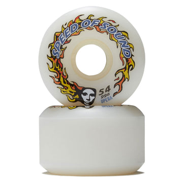 Opera SOS Fire Mask Hardline Conical 99a Skateboard Wheels - Candle White - 54mm