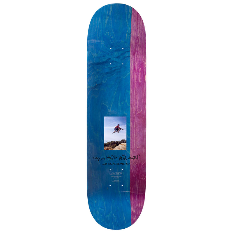 Jacuzzi Unlimited Tony Latham Dirtbike EX7 Skateboard Deck - Yellow - 8.25