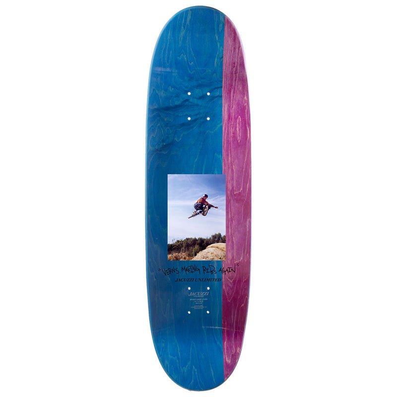 Jacuzzi Unlimited Tony Latham Dirtbike EX7 Skateboard Deck - Teal - 9.125