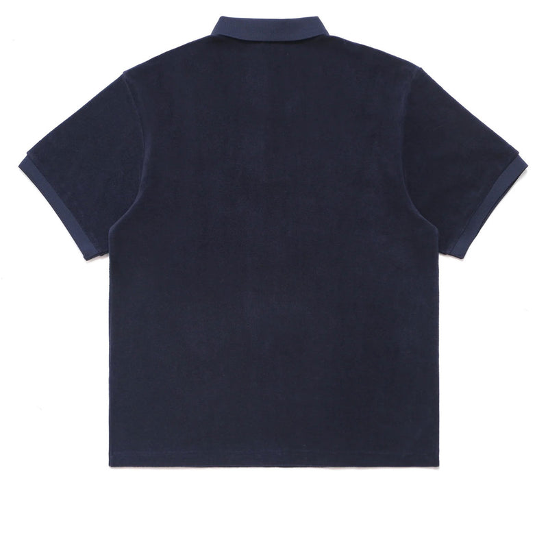 Metalwood Medieval Terry Polo Shirt - Navy