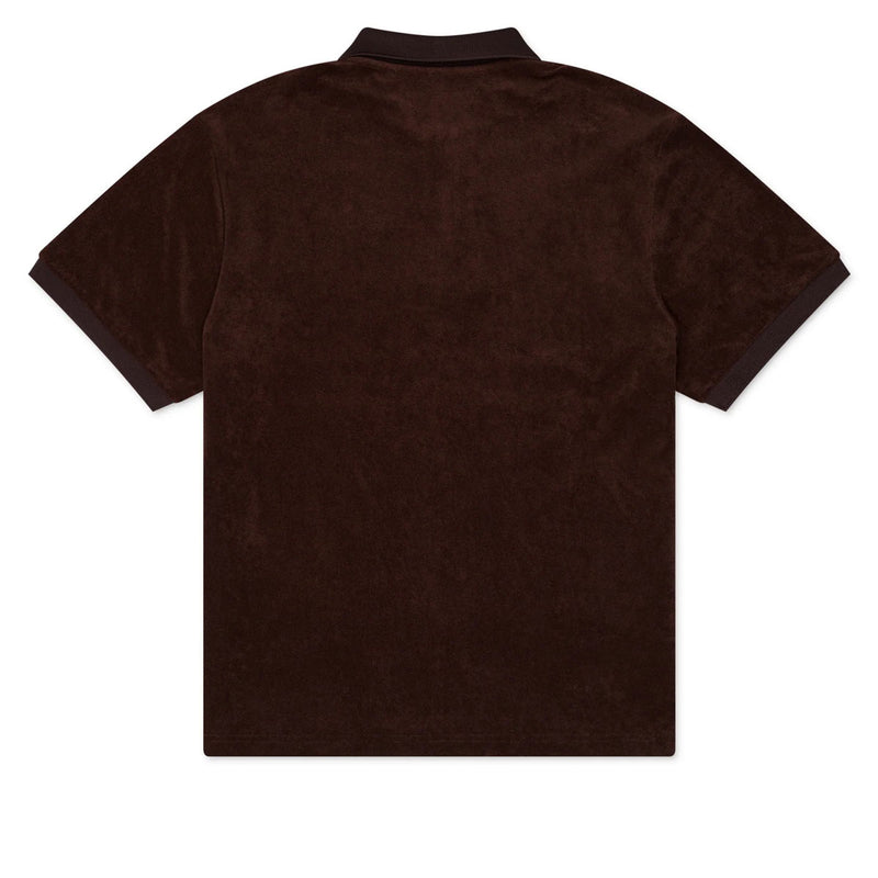 Metalwood Medieval Terry Polo Shirt - Dark Chocolate