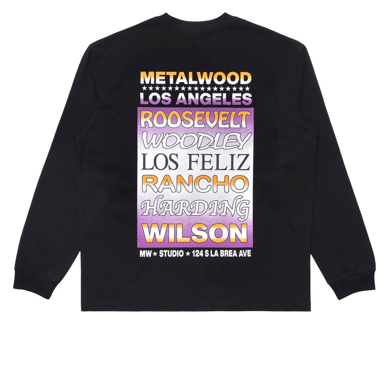 Metalwood Flyer Long Sleeve T-Shirt - Black