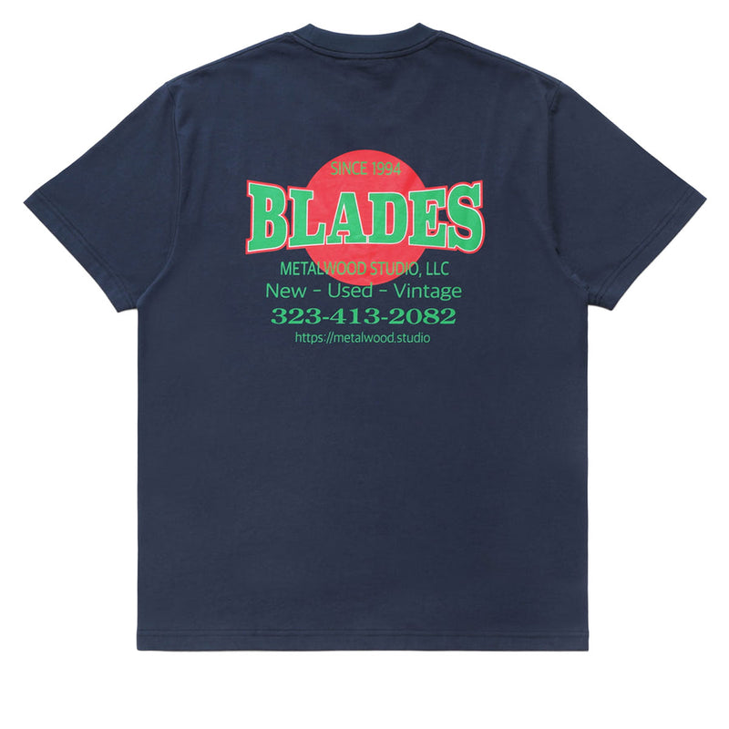 Metalwood Blades Gym T-Shirt - Navy