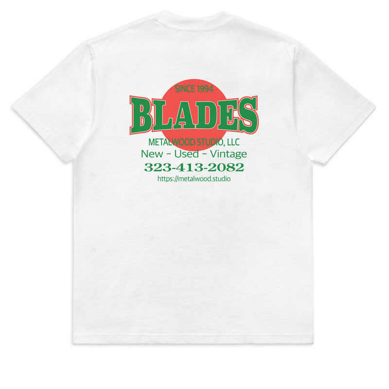 Metalwood Blades Gym T-Shirt - White