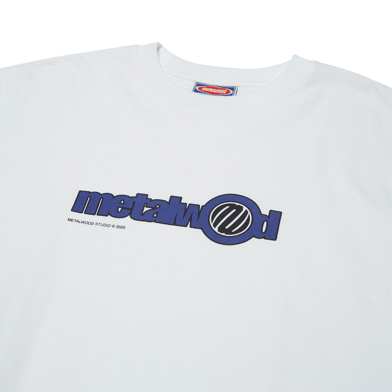 Metalwood Word Long Sleeve T-Shirt - White