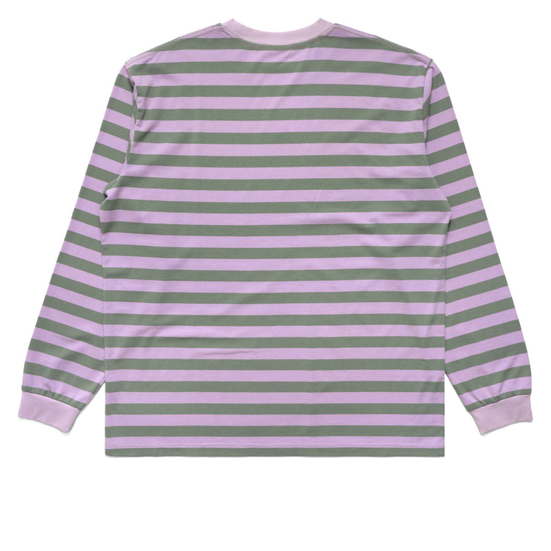 Metalwood Bulge Logo Long Sleeve T-Shirt - Pink/Green