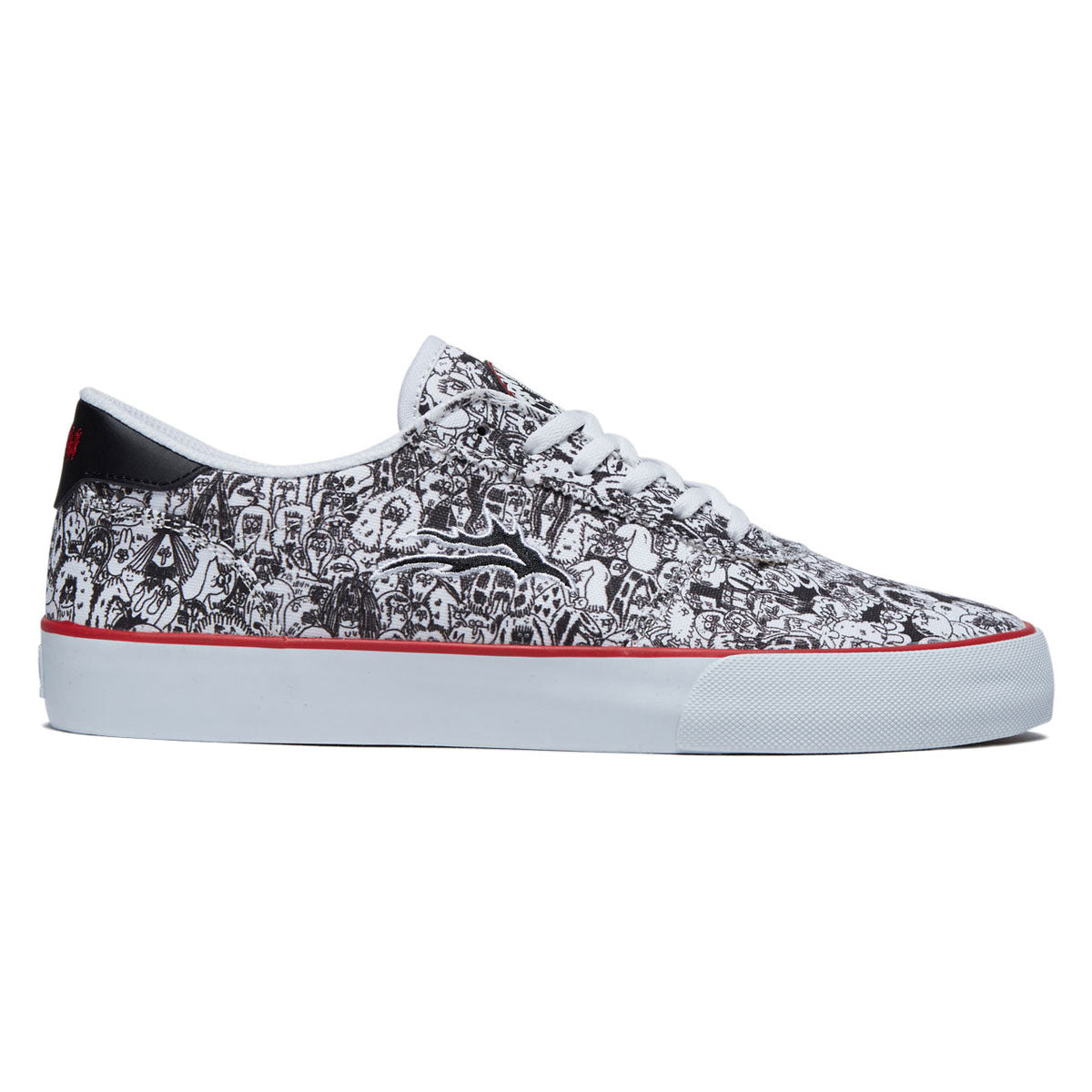 Lakai Manchester Shoes - White Canvas Print image 1