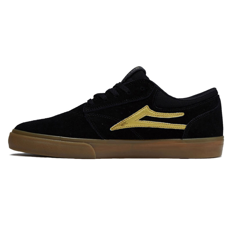 Lakai Griffin Shoes - Black/Gold Suede
