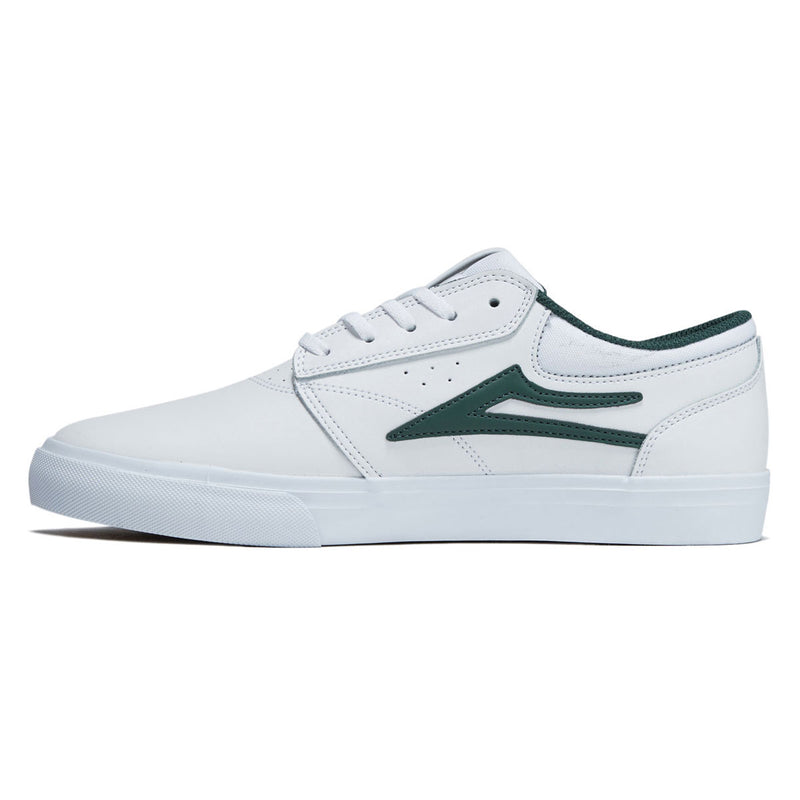 Lakai Griffin Shoes - White/Pine Leather