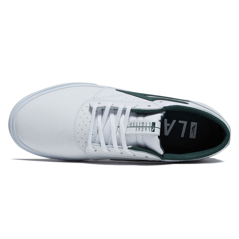 Lakai Griffin Shoes - White/Pine Leather