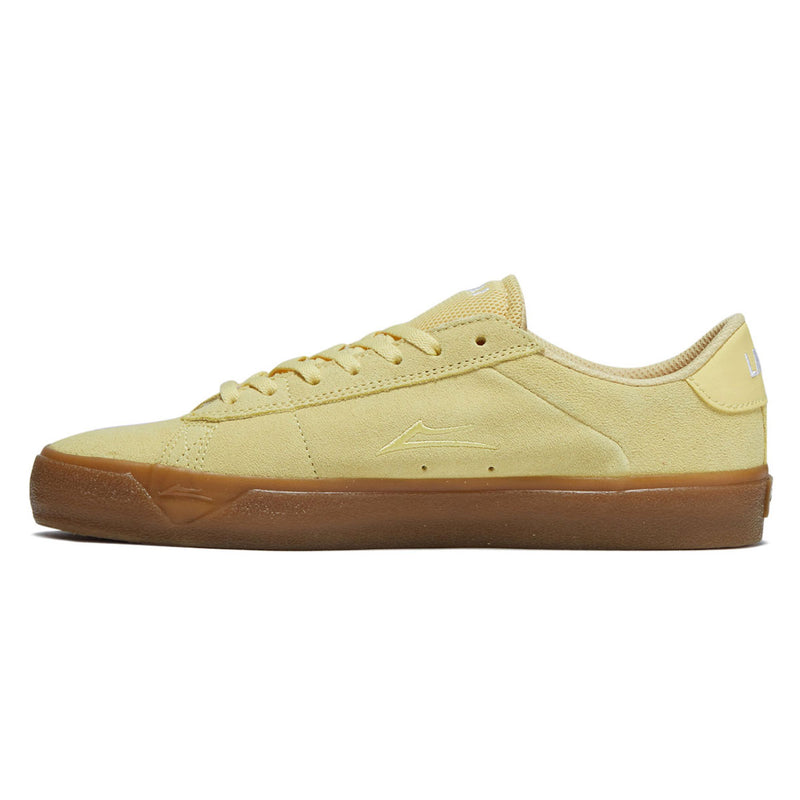 Lakai Newport Shoes - Light Yellow Suede