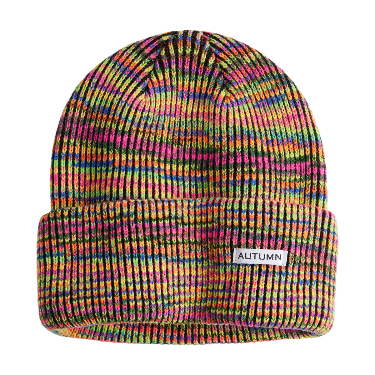 Autumn Cord Beanie - Rainbow image 1