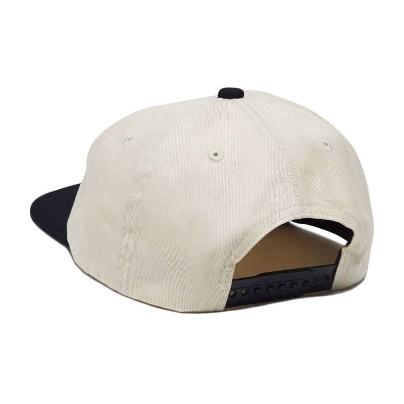 Autumn Two Tone Twill Snapback Hat - Eggshell