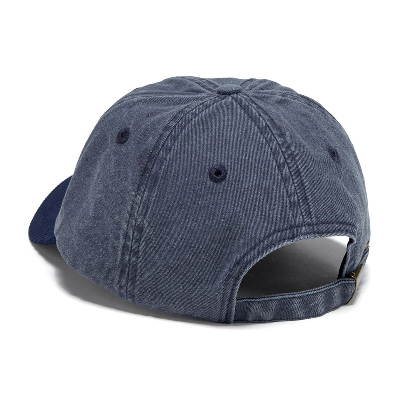 Autumn Prewashed Canvas Strapback Hat - Navy