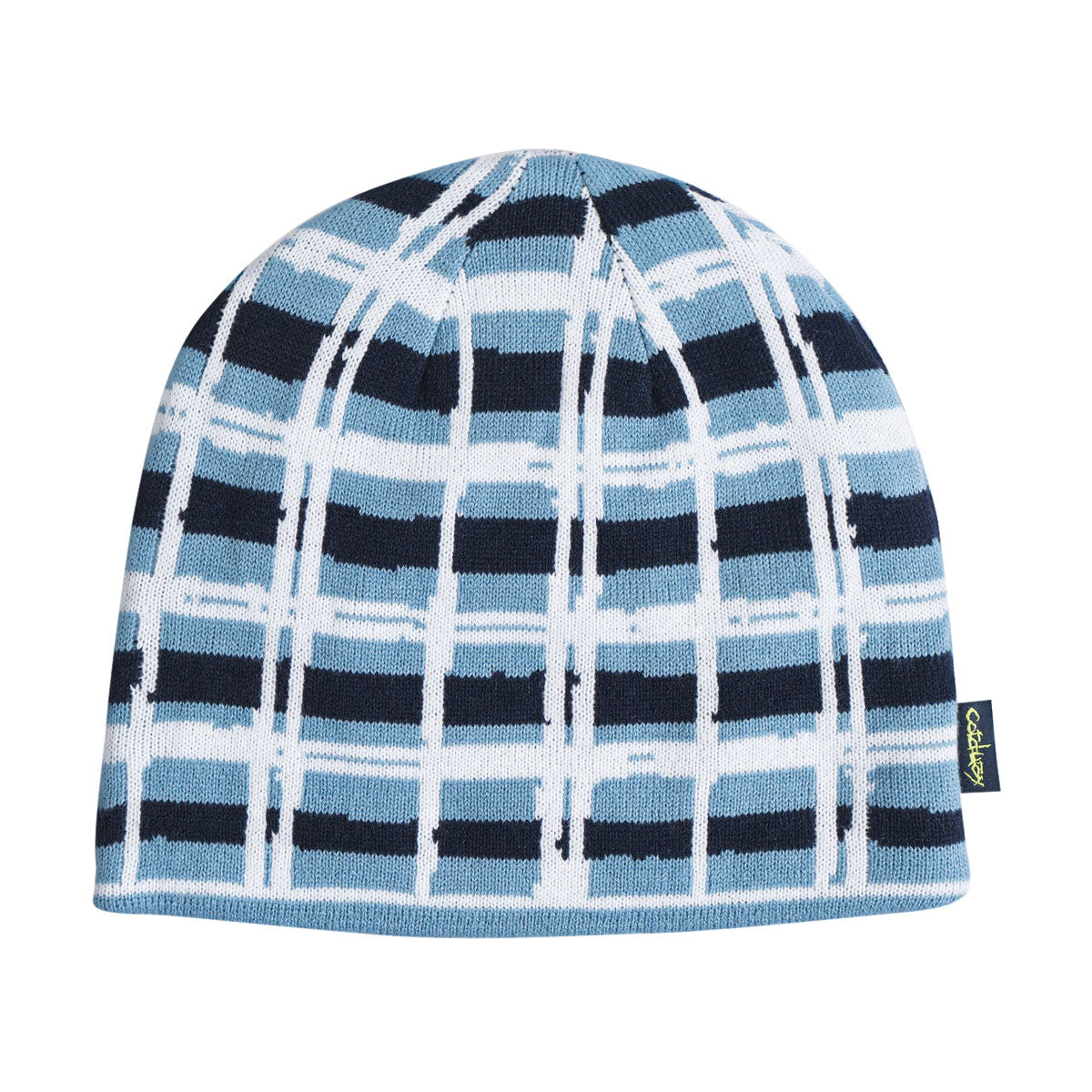 IDA TEK BEANIE BLUE PLAID 【ida sply】 Corduroy Tartan By Justin Phipps Beanie - Sky – CCS