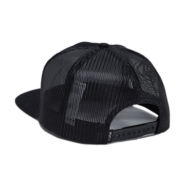 RVCA VA All The Way Print Trucker Hat - Black
